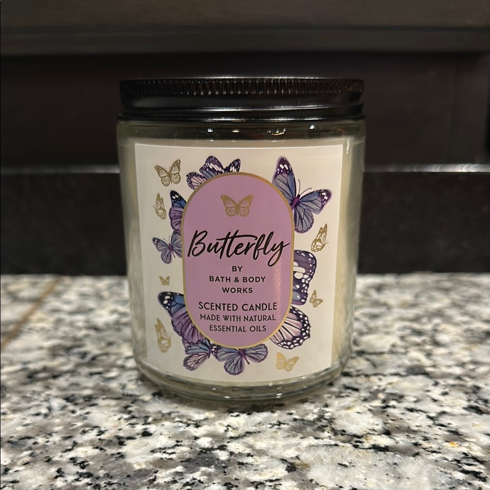 Butterfly by Bath & Body Works Scented Candle - White